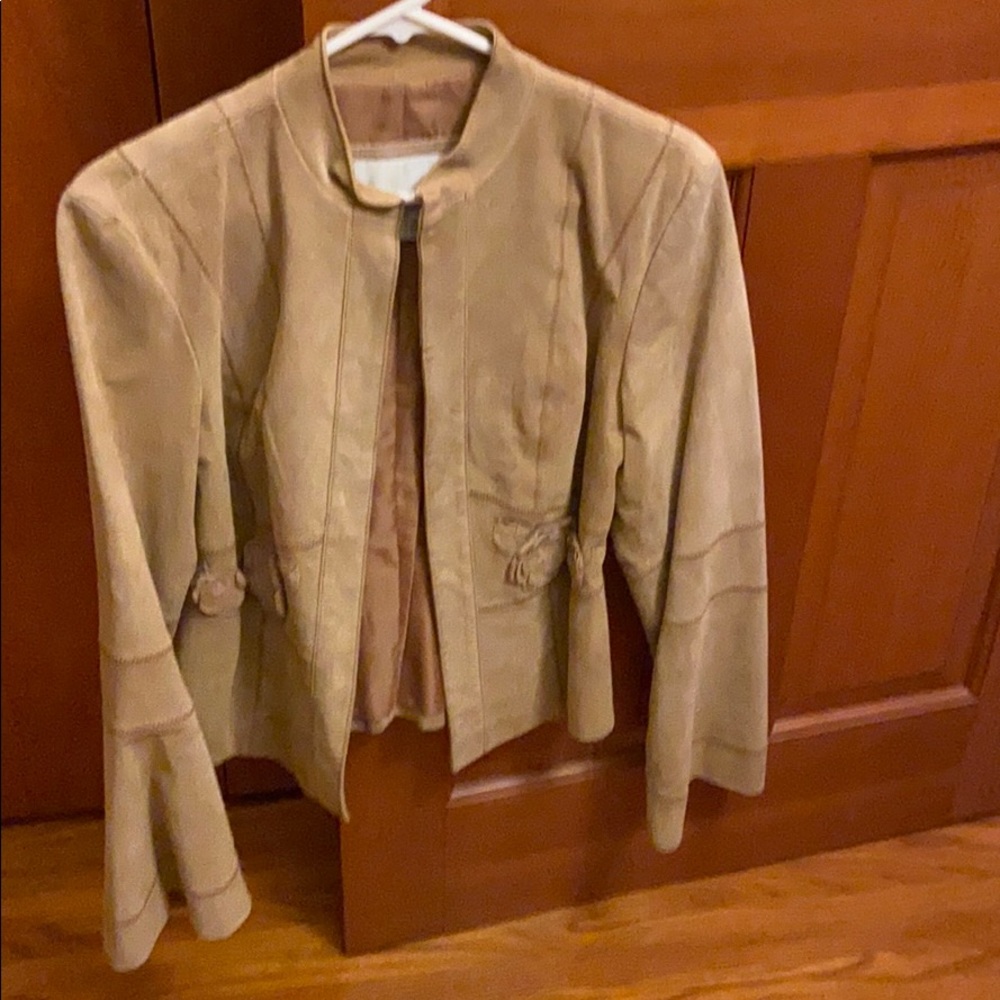 Tan suede jacket